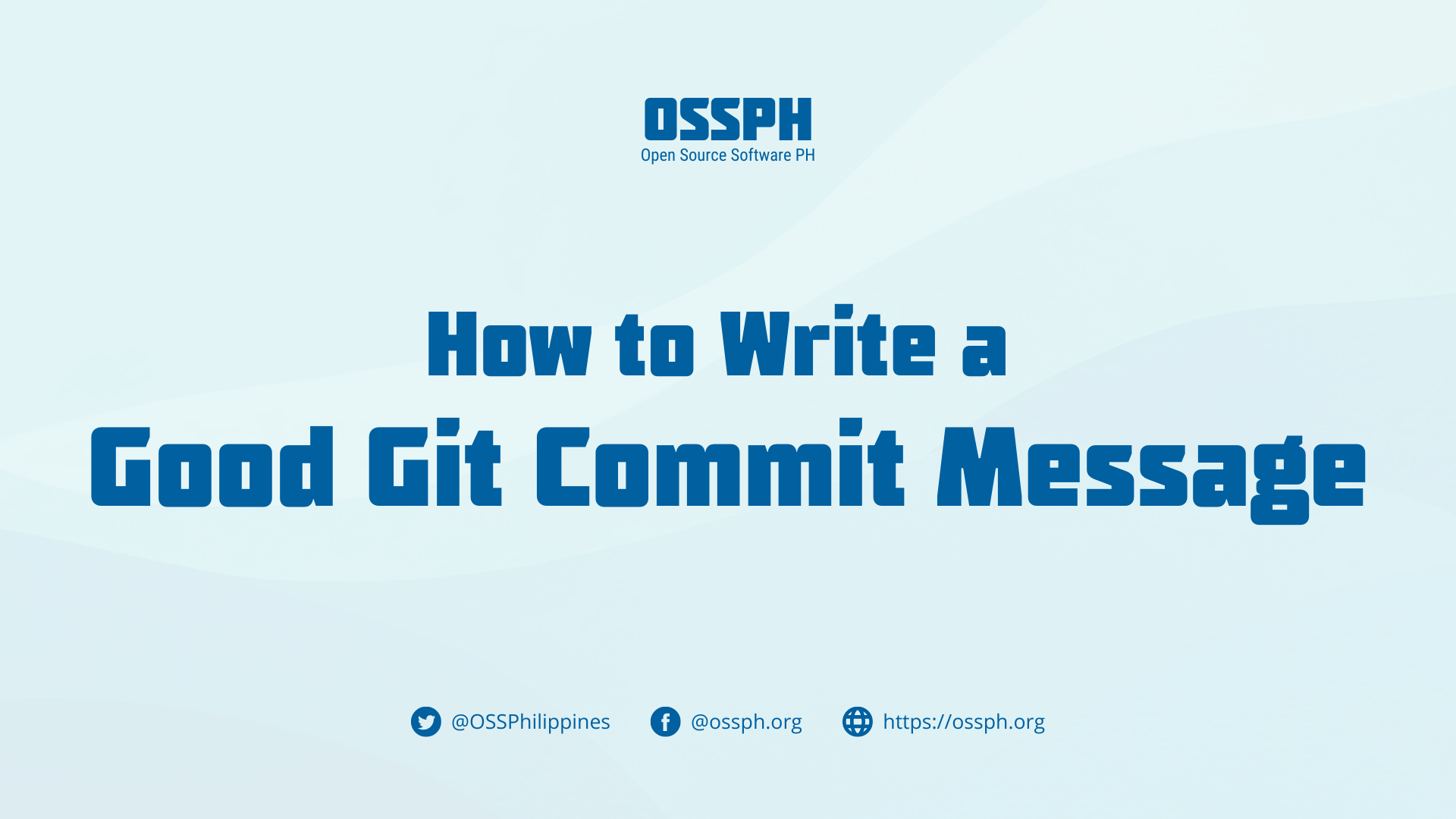 git commit with message